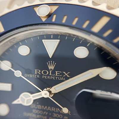 Men's Rolex. Submariner. Blue Dial. Blue Bezel